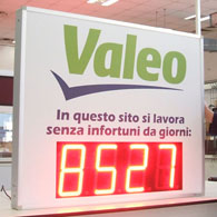 Display giorni da ultimo infortunio