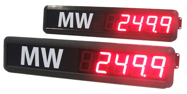 Display a led per corrente consumata