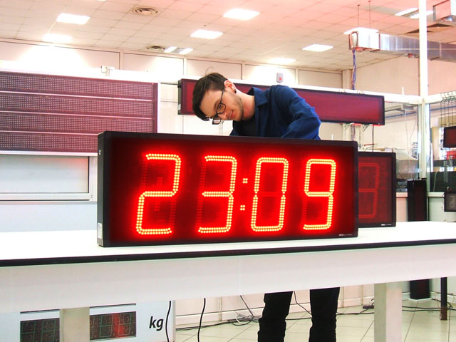Display Andon-X Scoreboards for industries, ethernet interface