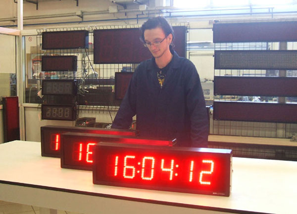 led stopwatch display