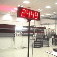 chromometer displays industrial environment