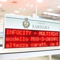 Display led allerta meteo codice rosso