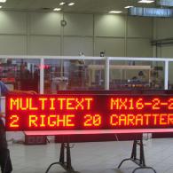 large display for message in industrial process