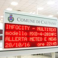 Display informazione e avvisi ai cittadini