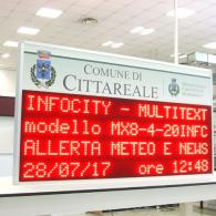 tabellone informativo per i cittadini Italia