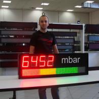 Display graphic-bar mbar pressure modbus RS485