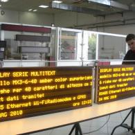 Pannelli display led multiriga MX3-6-40 per comunicazioni pubbliche