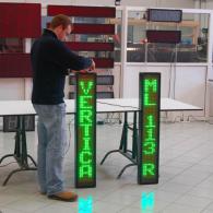 Visualizzatore elettronico a led verde verticale per slot machine o sale giochi