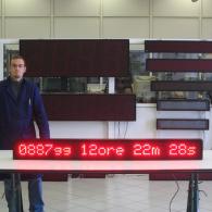 Striscia led ML167R con countdown per eventi lavorativi giorni ore minuti secondi 