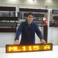 scrolling message led display 