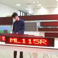 Display a led multiriga rossi con ingresso seriale RS485 per PC