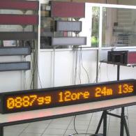 Display elettronico a led con countdown per eventi commerciali, pubblicitari