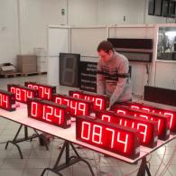 display numerico led interfaccia analogica in tensione 0-10V e in corrente 4-20 mA