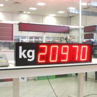 Visualizzatore numerico a led per peso kg, bilancia interfaccia Profinet