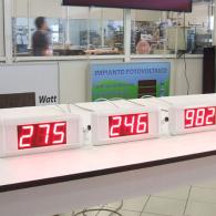 Display a led numerici bianchi con ingresso seriale RS232 RS485