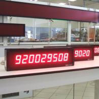 Display led numerica per industria con ingresso BCD e BCH. Produzione Italia