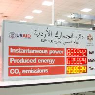 Jordan LED board for the control of produced energy for photovoltaic plant