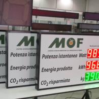 Display a led per monitoraggio impianti fotovoltaici