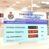 Display impianto Comune di Cicciano