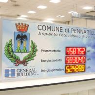 Display luminoso a led per Comune di Pennabilli con potenza istantanea