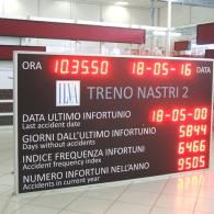 Display a led gigante SD-TBV5-688444 per infortuni su lavoro ILVA