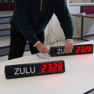 Display orologio NTP con orario zulu per sale controllo e unita operative