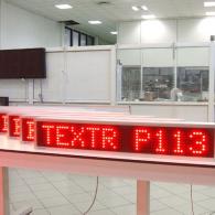 programmable moving message display, 8 bit interface