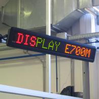 scrolling message led display, RS485 interface