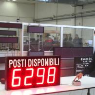 Display posti disponibili Parco Mirabilandia