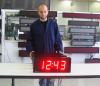 Display orologio a led TM10 a 4 cifre da esterno protetto IP55